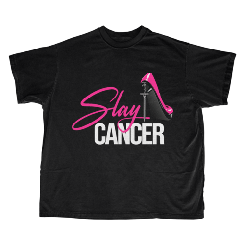 SLAYCANCER-TEE-004-BLACK HEEL
