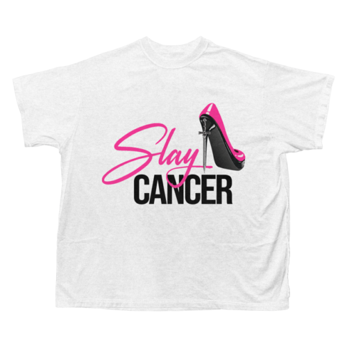 SLAYCANCER-TEE-004-WHITE HEEL