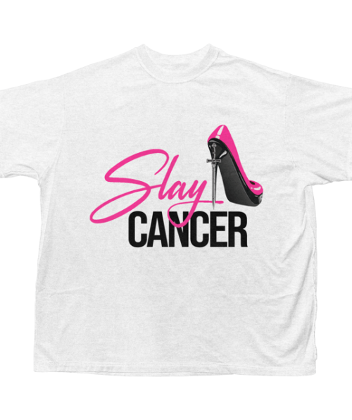SLAYCANCER-TEE-004-WHITE HEEL
